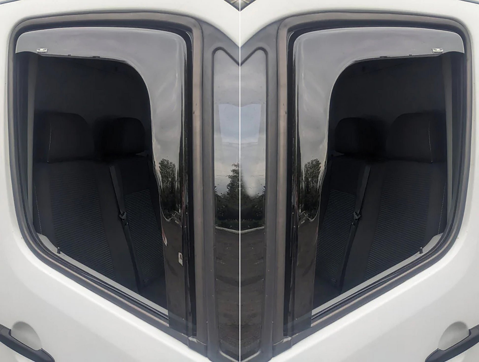 In-channel window deflectors (2 pcs, HIC) for Volkswagen Crafter 2006-2016 - image 5