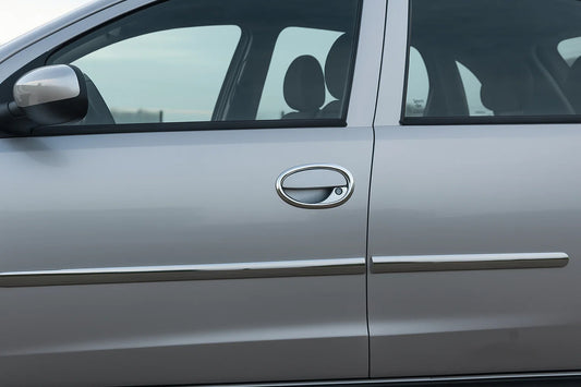 Chrome Door Handle Covers (4 pcs, Stainless Steel) for Opel Corsa C 2000-2006 - image 1