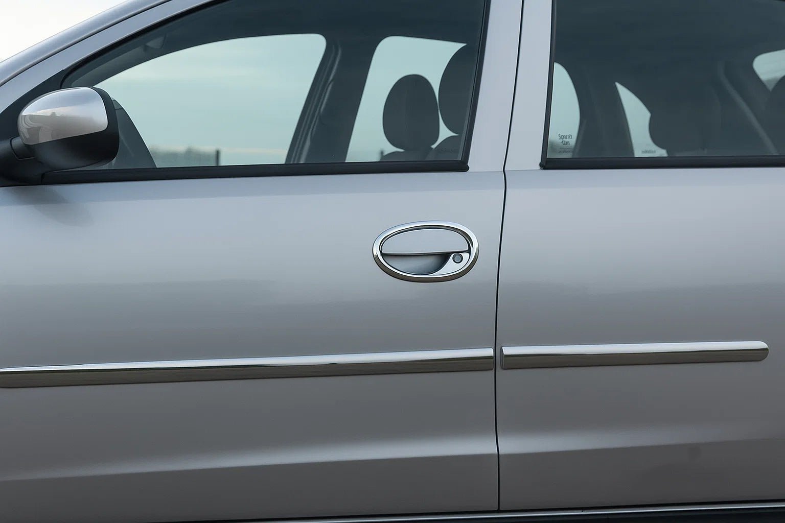 Chrome Door Handle Covers (4 pcs, Stainless Steel) for Opel Corsa C 2000-2006 - image 1