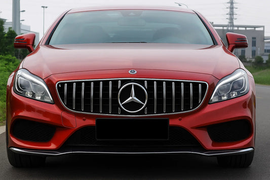 Front grille with frame 2014-2018 (GT Panamericana) for Mercedes CLS C218 2011-2018 - image 2