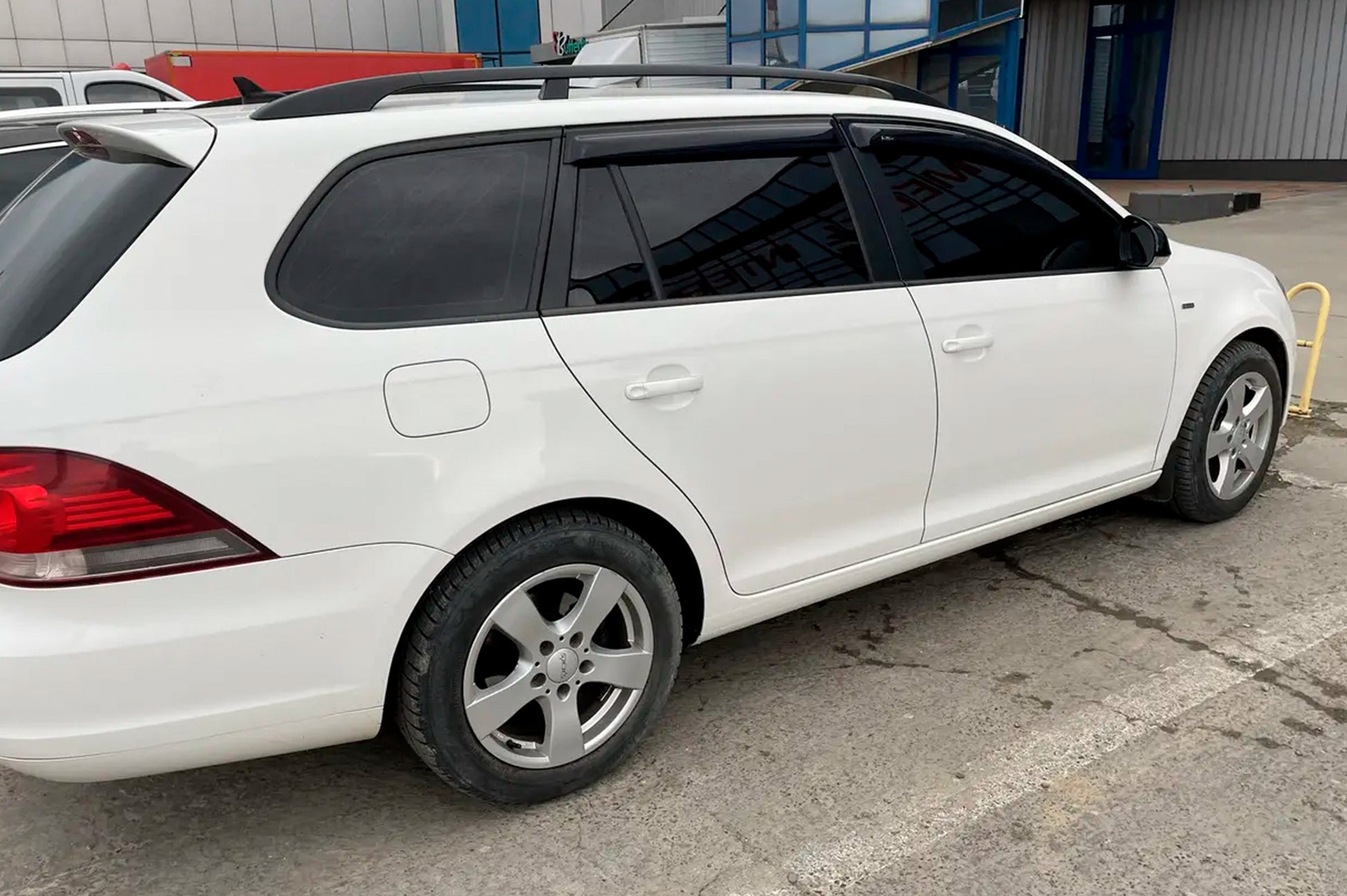 Window Deflectors Variant (4 pcs, HIC) for Volkswagen Golf 6 2008-2014 - image 3