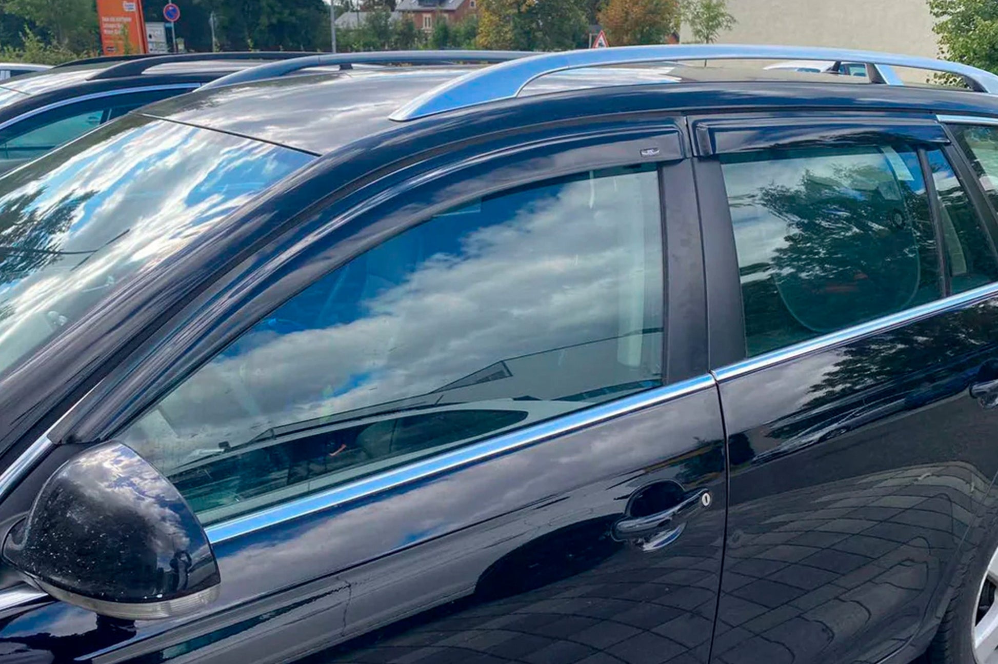 Window Deflectors Variant (4 pcs, HIC) for Volkswagen Golf 6 2008-2014 - image 6