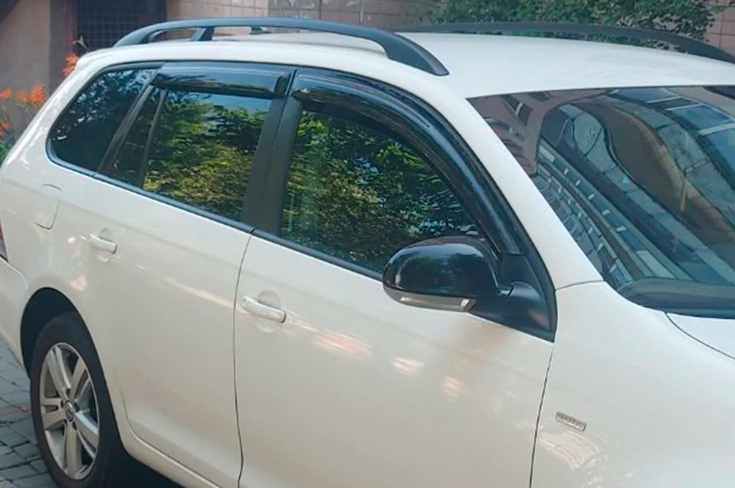 Window Deflectors Variant (4 pcs, HIC) for Volkswagen Golf 6 2008-2014 - image 5