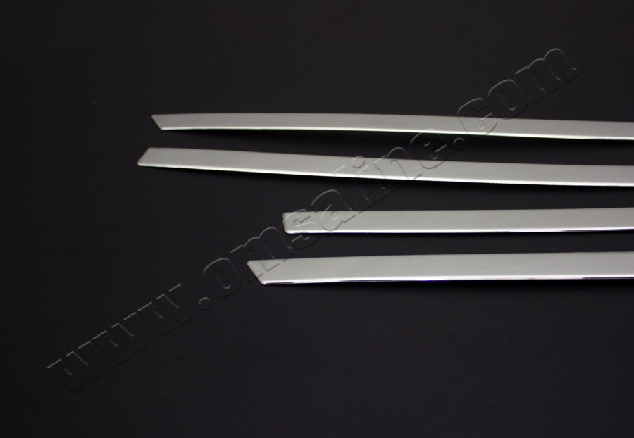 Upper window trim stainless steel (8 pcs) for Ford Fiesta 2017- - image 4