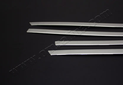 Upper window trim stainless steel (8 pcs) for Ford Fiesta 2017- - image 4