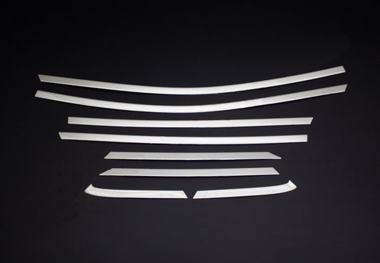 Upper window trim stainless steel (8 pcs) for Ford Fiesta 2017- - image 2