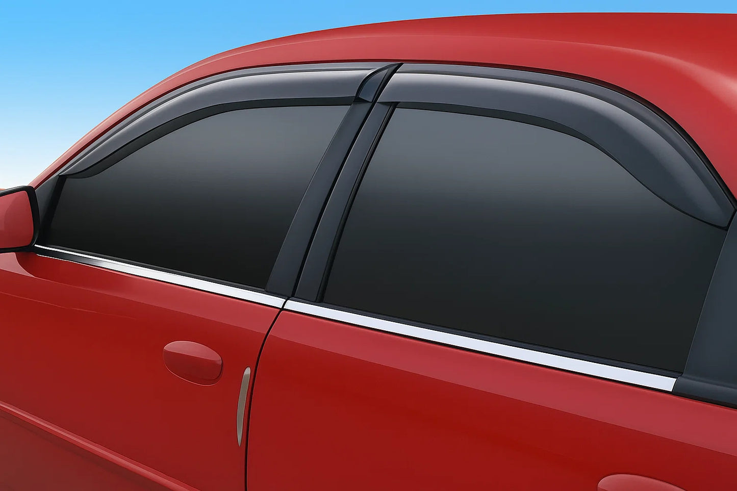 Window Trim Stainless Steel (4 pcs) for Daewoo Lanos 1998-2017 - image 3