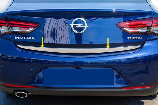 Trunk trim (1 pc, stainless steel) for Opel Insignia 2017-2022 - image 1