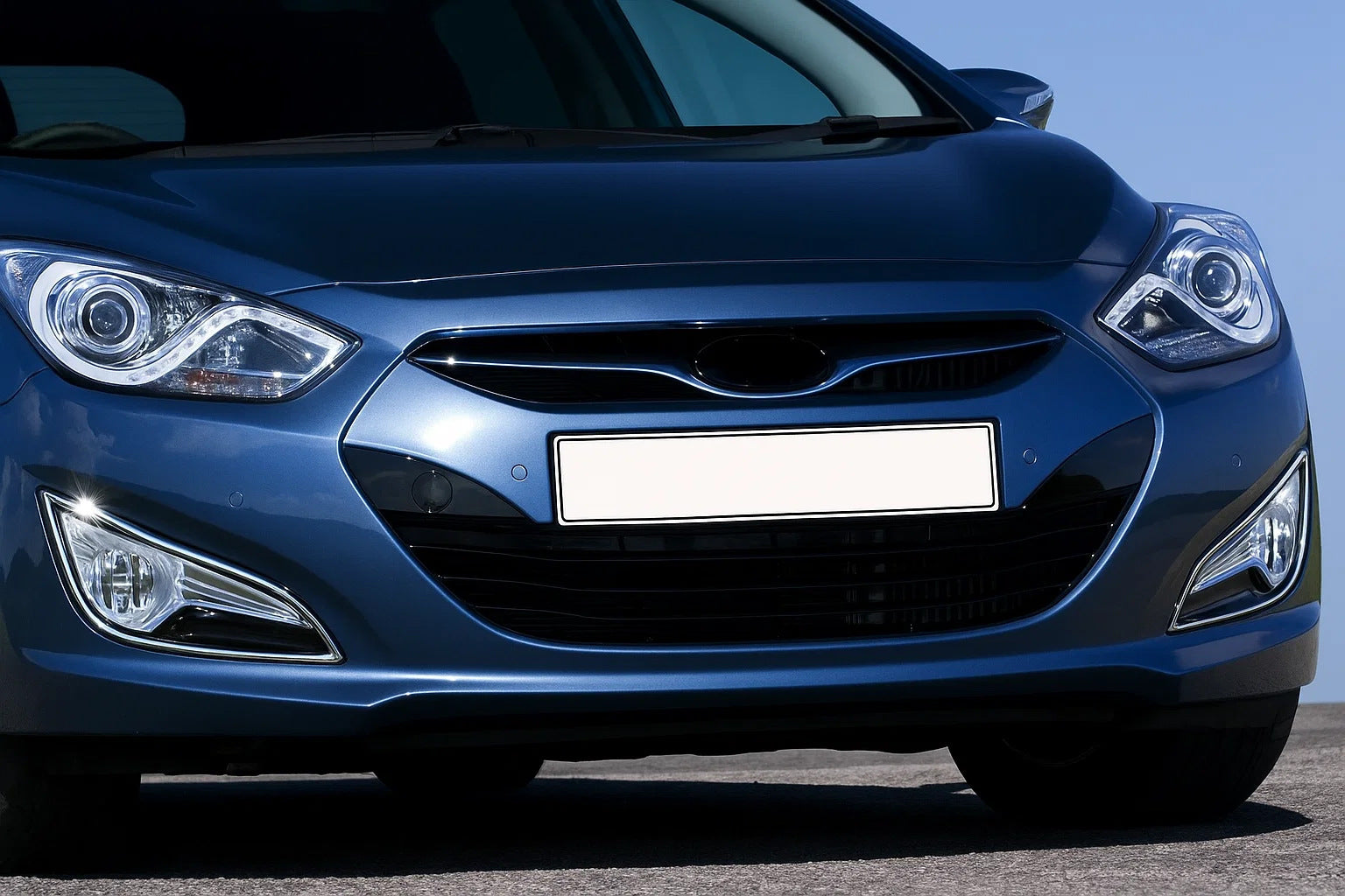 Chrome Fog Light Covers (2 pcs, Stainless Steel) for Hyundai I-40 2011-2019 - image 1