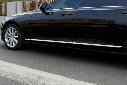Chrome Door Moldings (for V90, Stainless Steel) for Volvo S90/V90 2016- - image 1