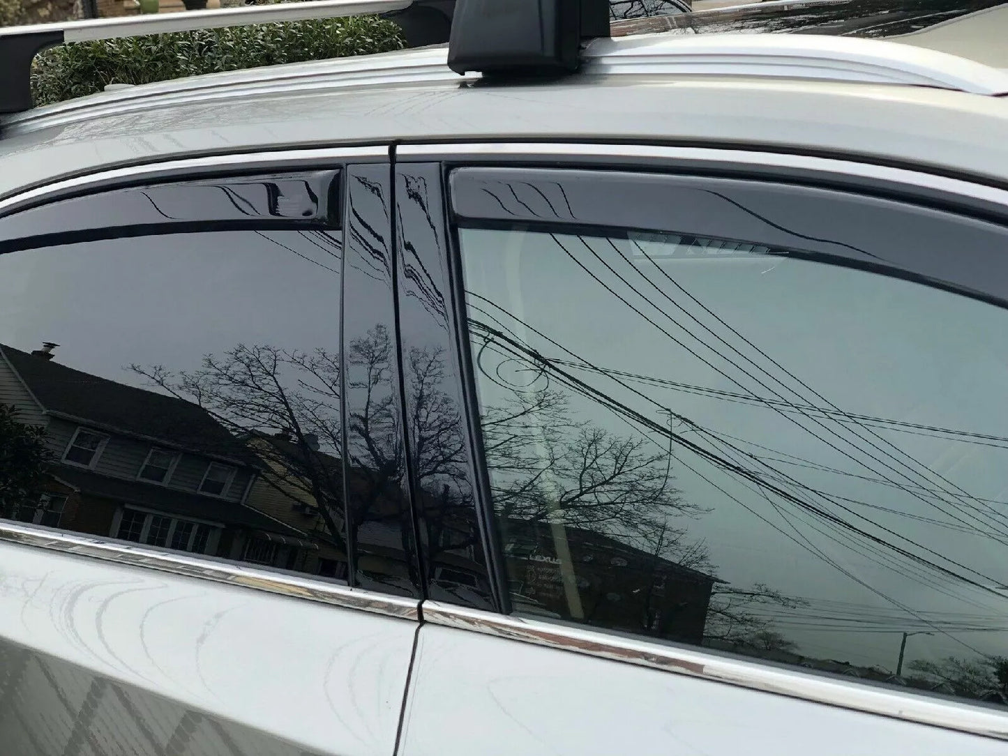 In-Channel Wind Deflectors Niken Luxury (4 pcs) for Honda CRV 2017-2022 - image 5