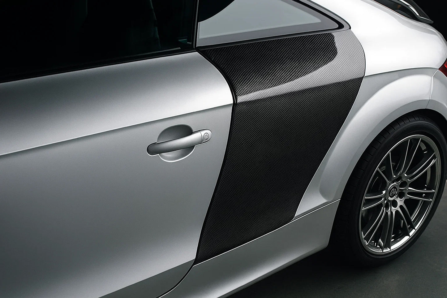 Carbon Rear Quarter Panel Covers (Coupe) for Audi ТТ 2006-2014 - image 1