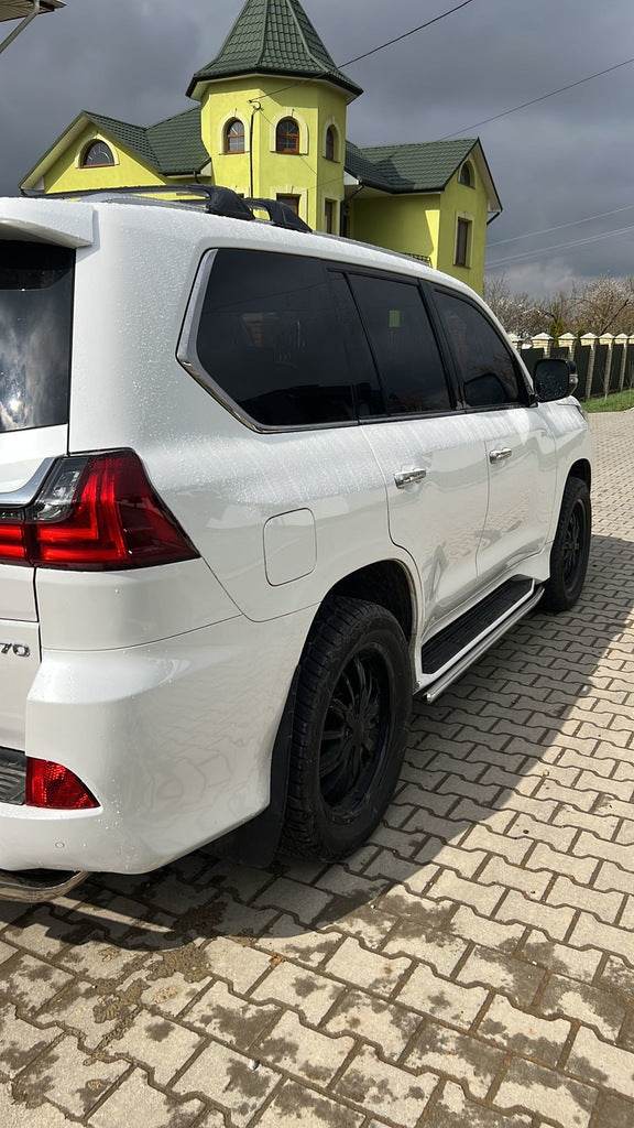 Side rails 2015-2022 (stainless steel) for Lexus LX570/450d - Reelken Auto