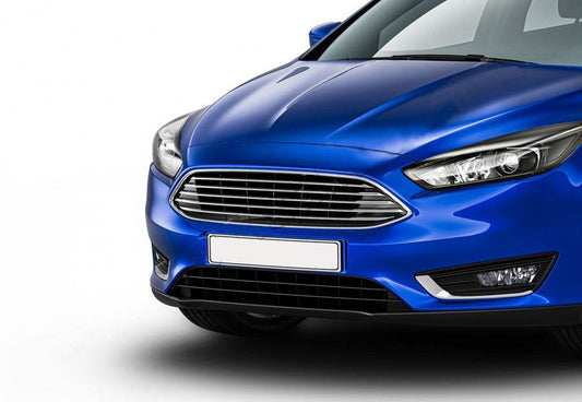 Front grille (Titanium) for Ford Focus III 2011-2017 - Reelken Auto