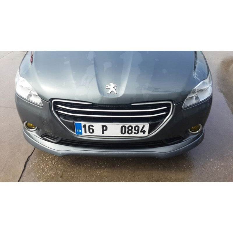 Cover on the front bumper (2012-2017, for painting) for Peugeot 301 - Reelken Auto