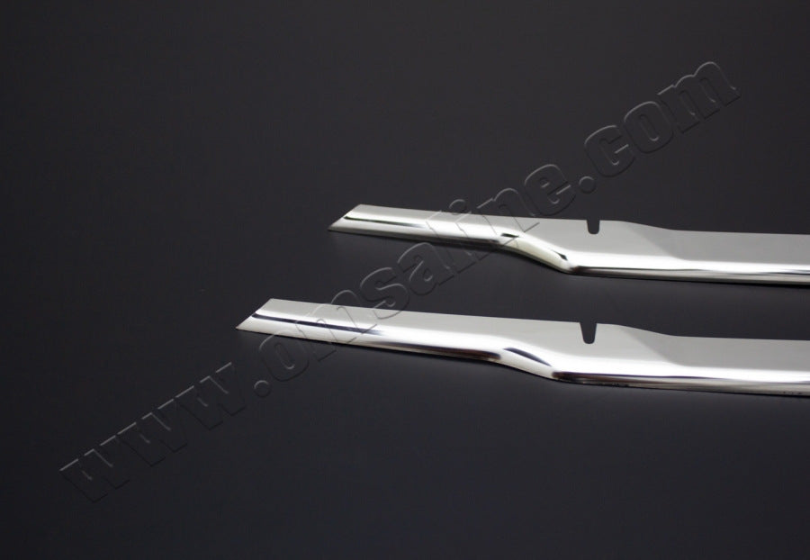 Stainless Steel Rear Bumper Protector OmsaLine (2018↗, 2 pcs) for Ford Courier 2014-2023 - image 3