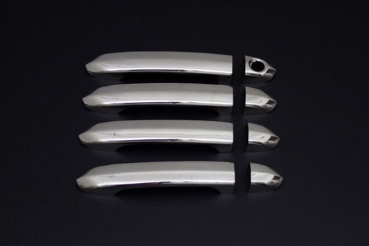 Chrome Door Handle Covers (1 with keyhole, 4 pcs, stainless steel) for Man TGE 2017- - image 1