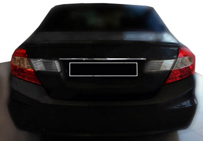 Trim above the number (stainless) for Honda Civic Sedan IX 2011-2016 - Reelken Auto