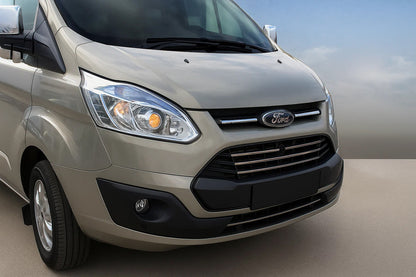 Grille Covers 2013-2018 (5 pcs, Stainless Steel) for Ford Custom 2013-2022 - image 3