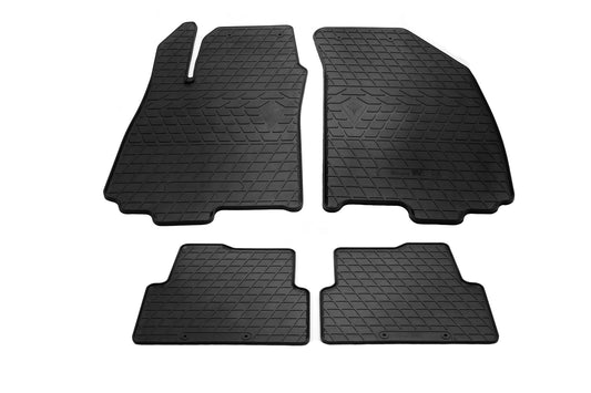 Rubber Floor Mats (4 pcs, Stingray) for Chevrolet Aveo T300 2011-2020 - image 1