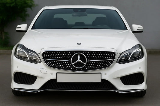 Front Grille Diamond Black (for Avantgarde and AMG-Line, 2013-2016) for Mercedes E-сlass W212 2009-2016 - image 1