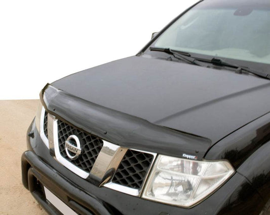 The hood deflector (EuroCap) for Nissan Navara 2006-2015 - Reelken Auto