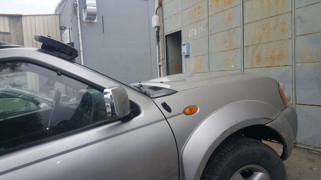 Windshield Visor (black gloss, 5mm) for Nissan NP300 1999-2015 - image 10