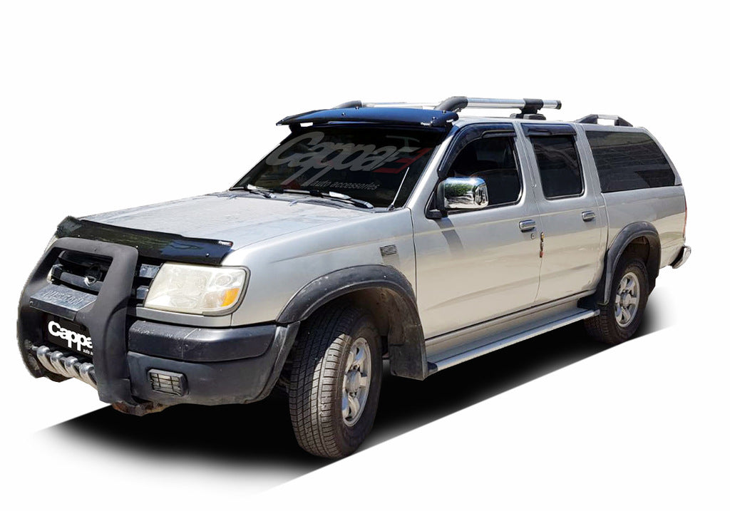 Windshield Visor (black gloss, 5mm) for Nissan NP300 1999-2015 - image 2