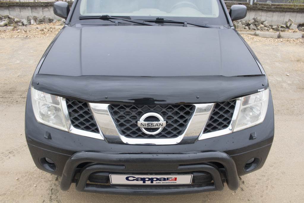 The hood deflector (EuroCap) for Nissan Navara 2006-2015 - Reelken Auto