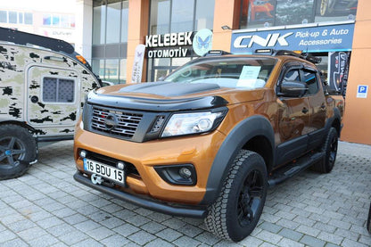 The hood deflector (EuroCap) for Nissan Navara/NP300 2016- - Reelken Auto