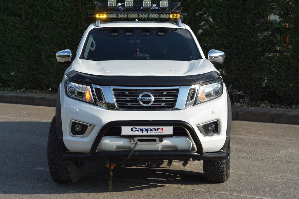 The hood deflector (EuroCap) for Nissan Navara/NP300 2016- - Reelken Auto