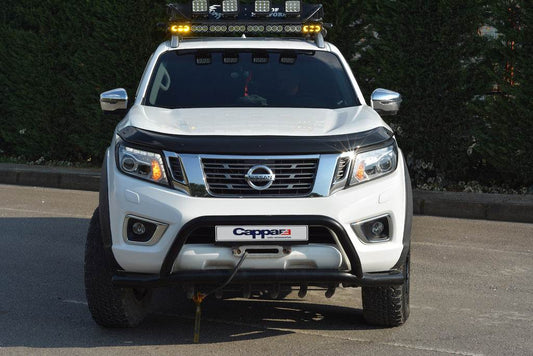 The hood deflector (EuroCap) for Nissan Navara/NP300 2016- - Reelken Auto