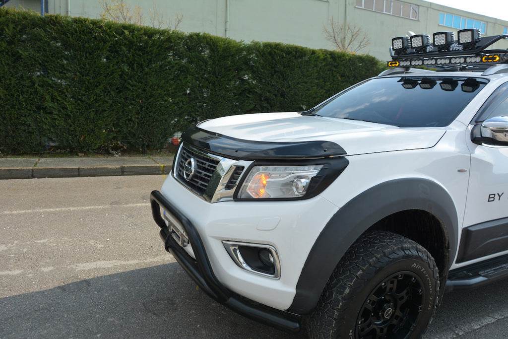 The hood deflector (EuroCap) for Nissan Navara/NP300 2016- - Reelken Auto
