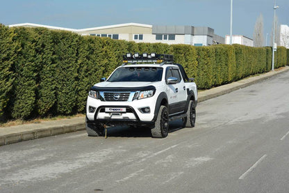 The hood deflector (EuroCap) for Nissan Navara/NP300 2016- - Reelken Auto