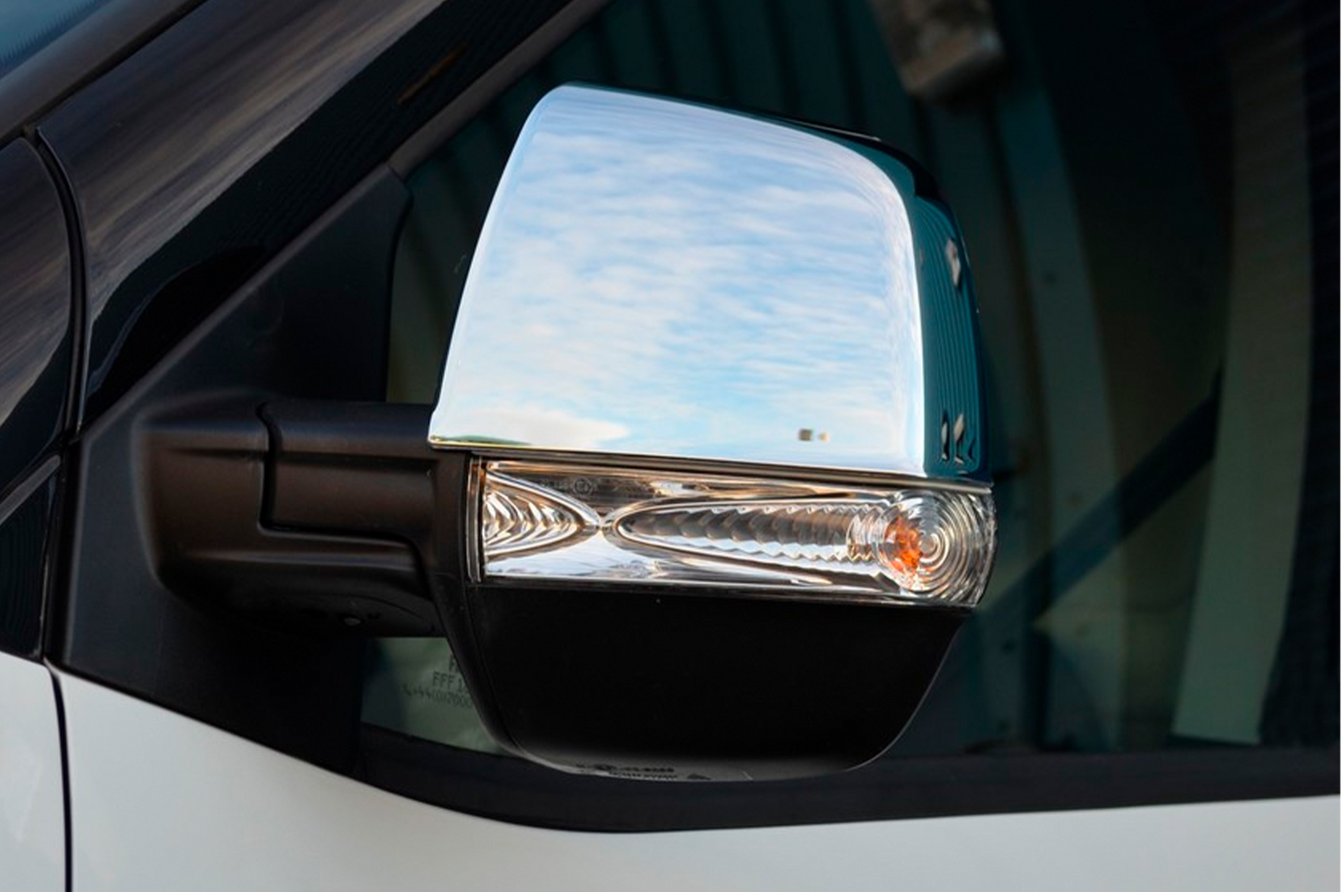 Mirror Covers (2 pcs, Stainless Steel) for Fiat Doblo II 2010-2022 - image 10