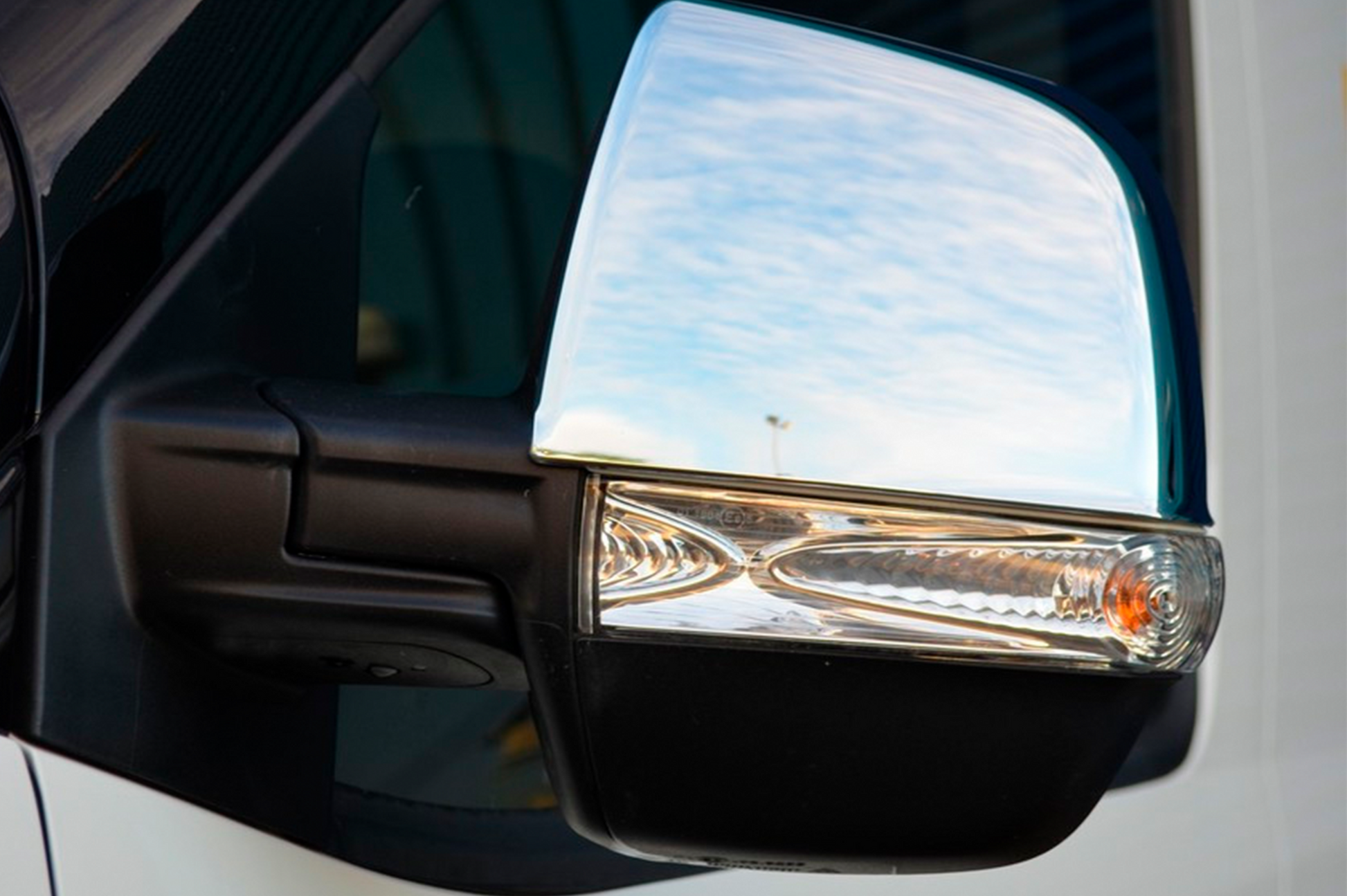 Mirror Covers (2 pcs, Stainless Steel) for Fiat Doblo II 2010-2022 - image 11