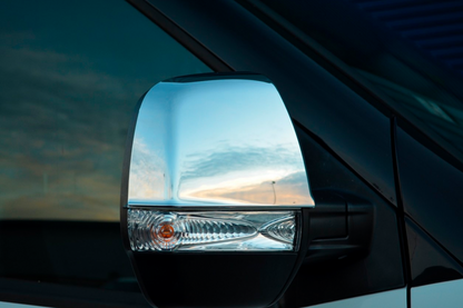Mirror Covers (2 pcs, Stainless Steel) for Opel Combo 2012-2018 - image 12