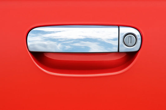 Chrome Door Handle Covers (4 pcs, Stainless Steel) for Audi A3 1996-2003 - image 1