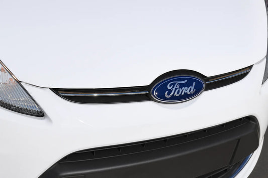 Grille Trim Chrome (2 pcs, Stainless Steel) for Ford Fiesta 2008-2017 - image 1