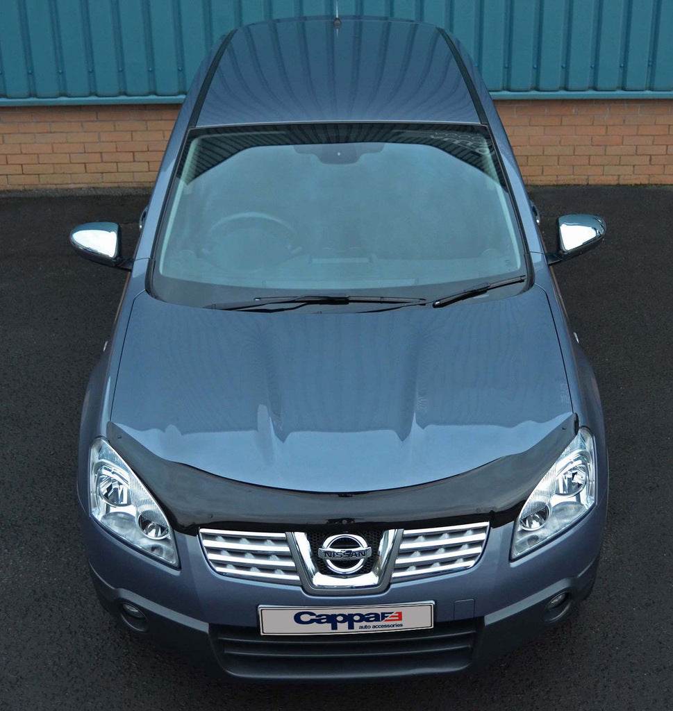 The hood deflector (EuroCap) for Nissan Qashqai 2007-2010 - Reelken Auto