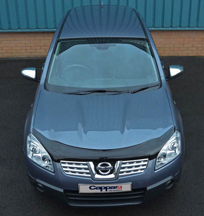 The hood deflector (EuroCap) for Nissan Qashqai 2007-2010 - Reelken Auto