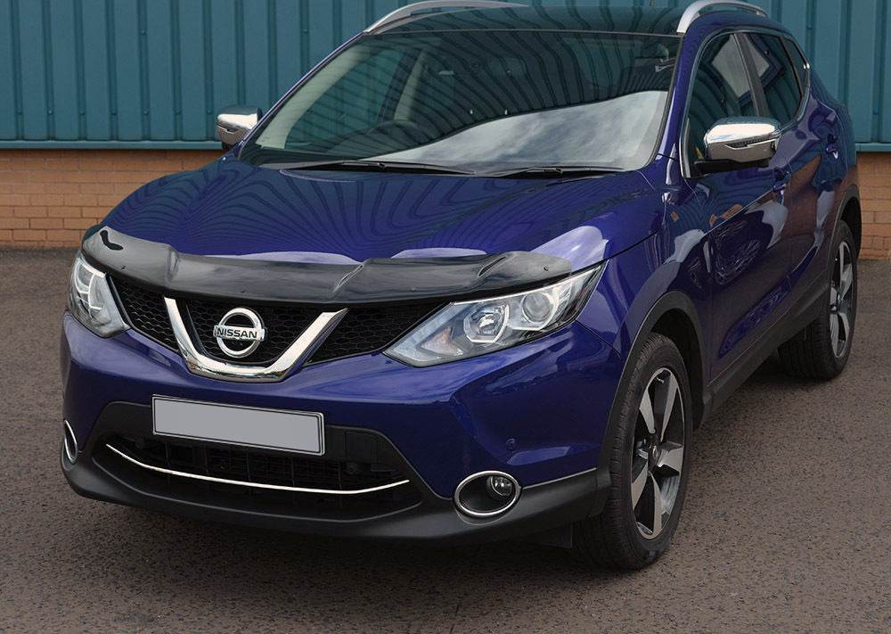 The hood deflector EuroCap (2014-2017) for Nissan Qashqai 2014-2021 - Reelken Auto