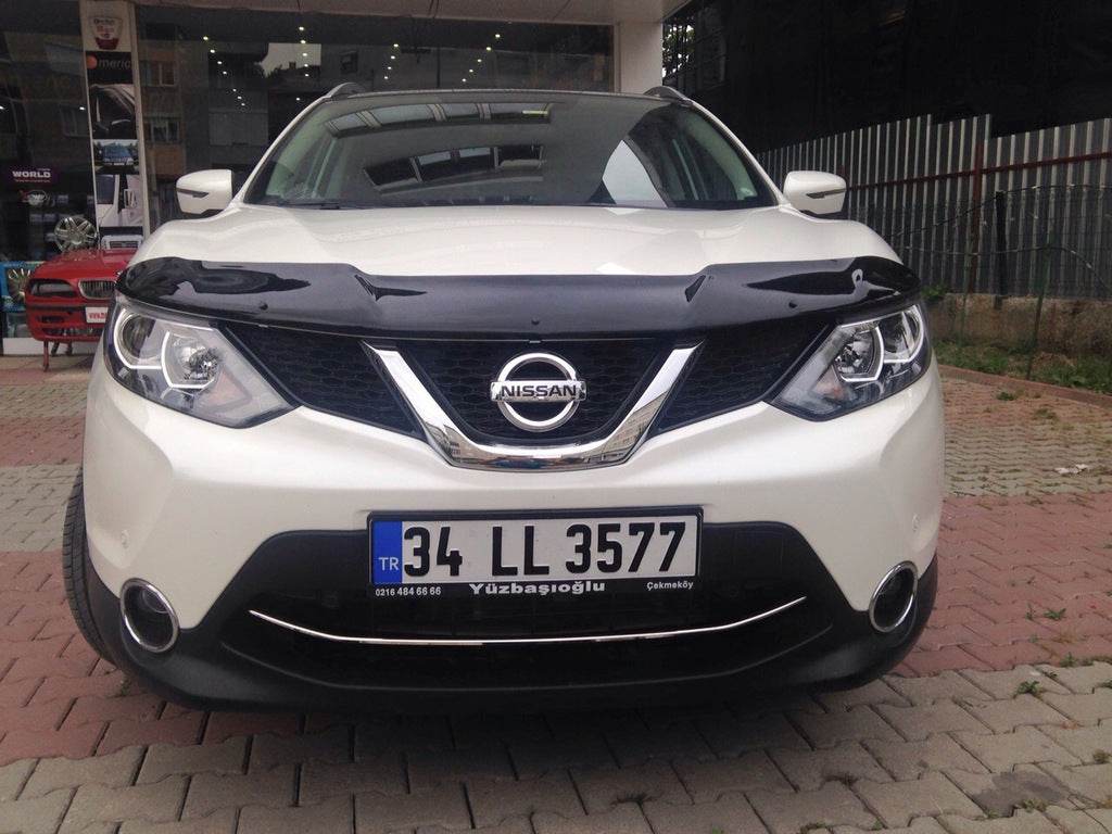 The hood deflector EuroCap (2014-2017) for Nissan Qashqai 2014-2021 - Reelken Auto