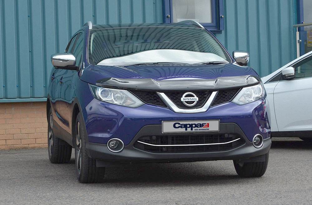 The hood deflector EuroCap (2014-2017) for Nissan Qashqai 2014-2021 - Reelken Auto