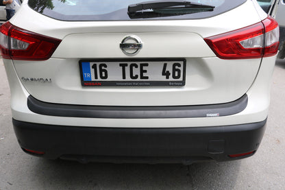 Rear Bumper Cover EuroCap (2014-2017, ABS) for Nissan Qashqai 2014-2021 - image 5