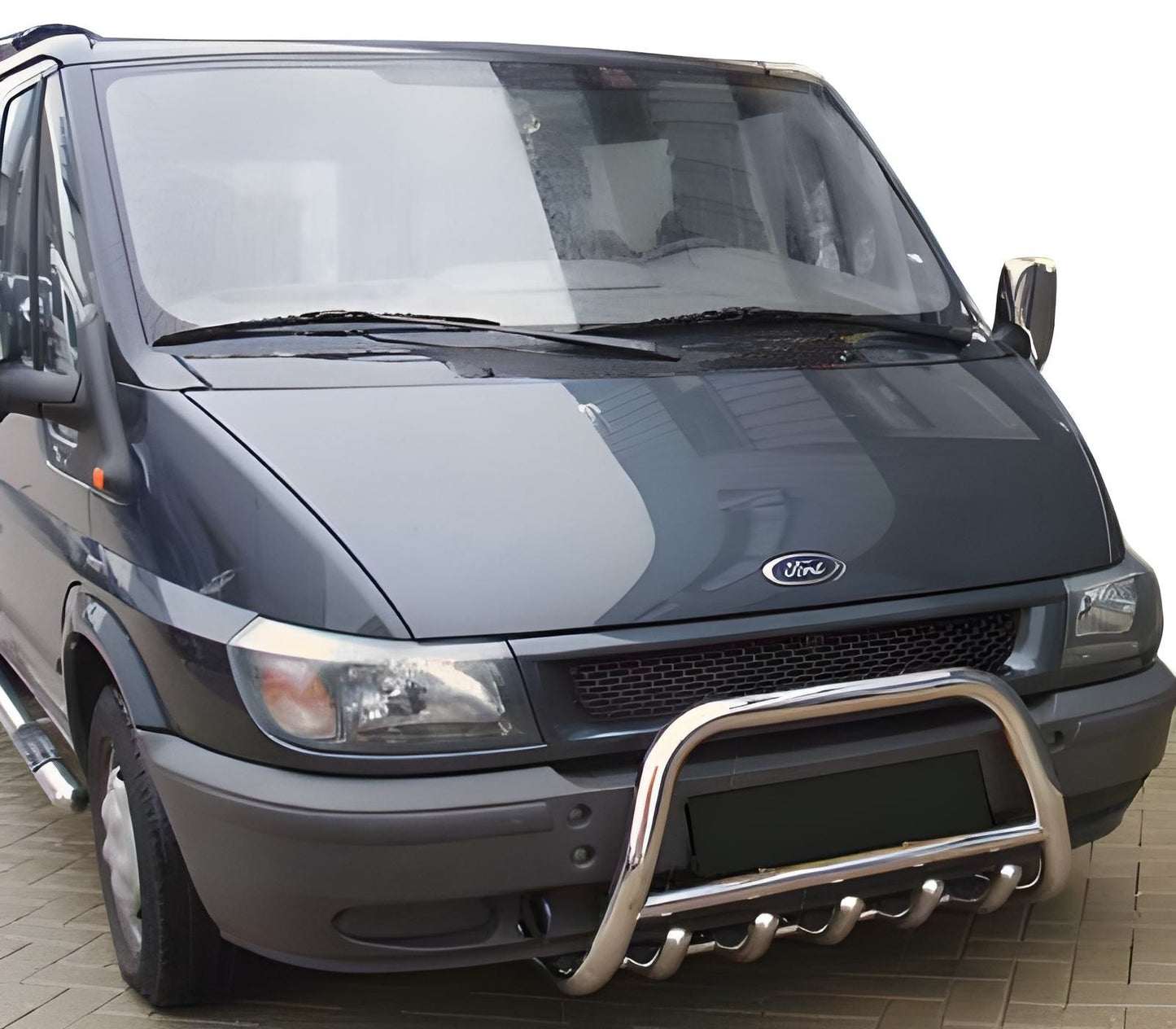 Bull Bar WT003 (2000-2006, Stainless Steel) for Ford Transit 2000-2014 - image 1