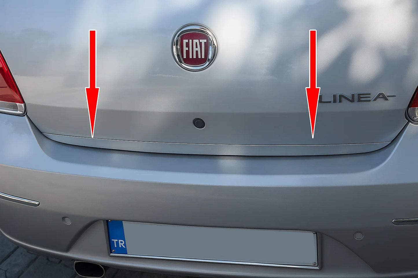 Trunk Trim Stainless Steel for Fiat Linea 2006-2018 - image 1