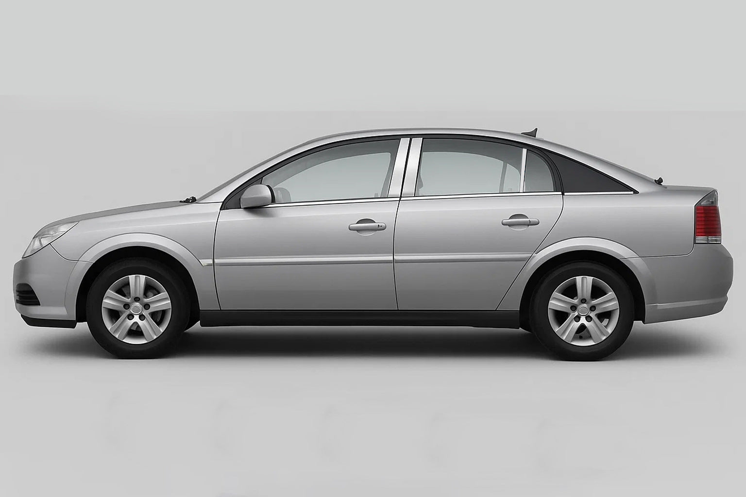 Chrome Door Pillar Covers (6 pcs, Stainless Steel) for Opel Vectra C 2002-2008 - image 3