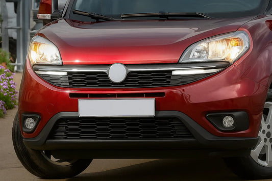 Daytime Running Lights Chrome (2014↗, LED) for Fiat Doblo II 2010-2022 - image 1