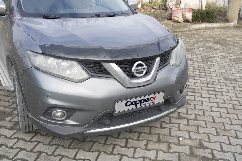 The hood deflector (EuroCap) for Nissan X-trail T32 / Rogue 2014-2021 - Reelken Auto